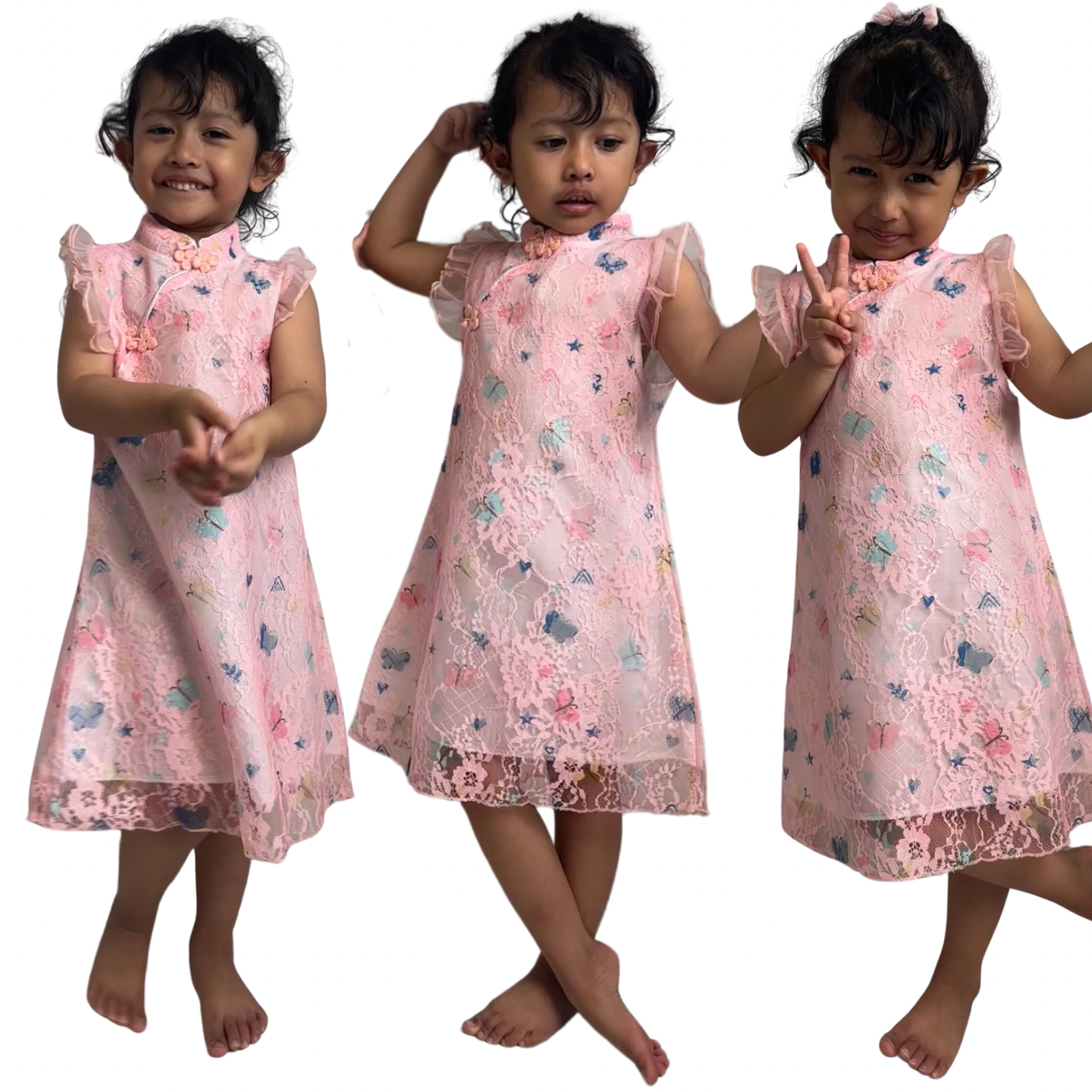 Qi Pao Cheongsam - Pink