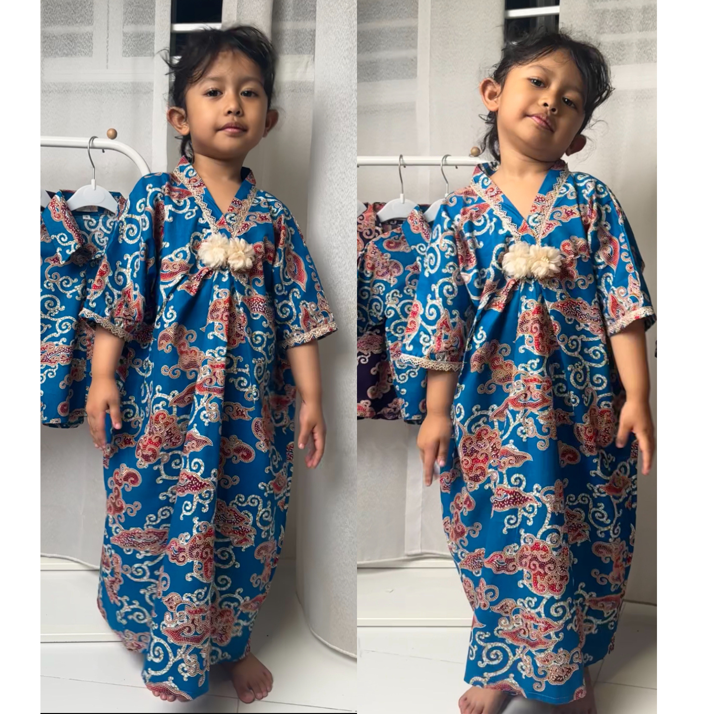 Batik Kaftan - Blue