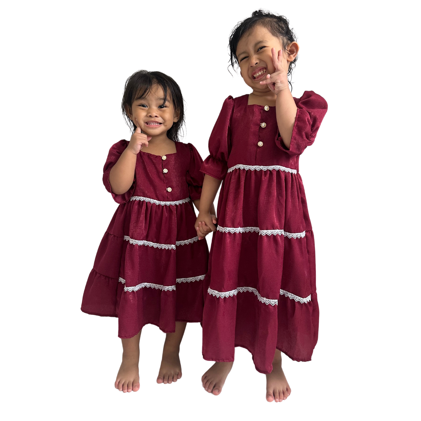 TRB Soraya Dress - Maroon