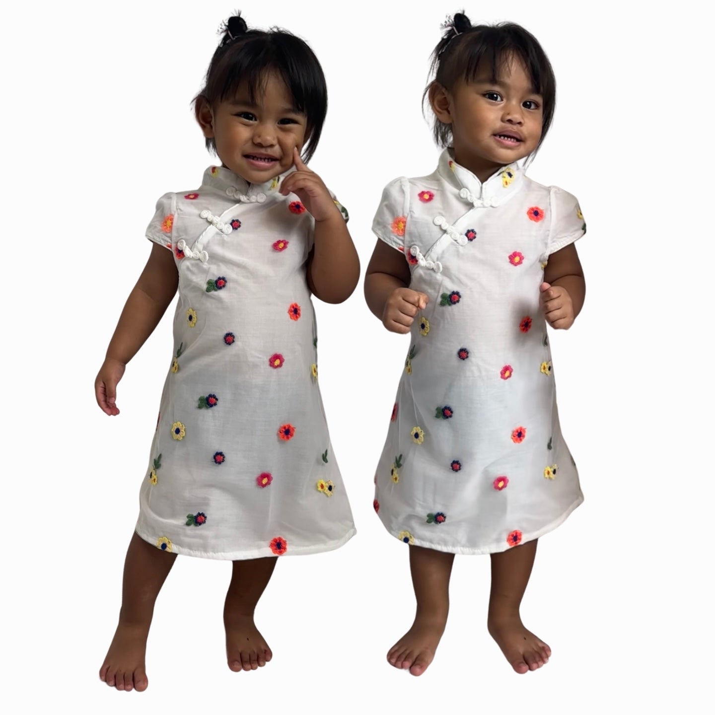 Qi Pao Cheongsam - White