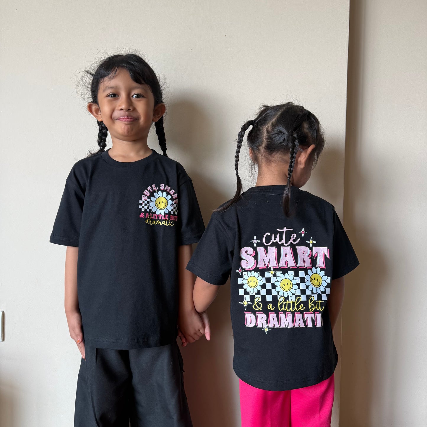Graphic Tshirt - Cute Smart Dramatic in Black