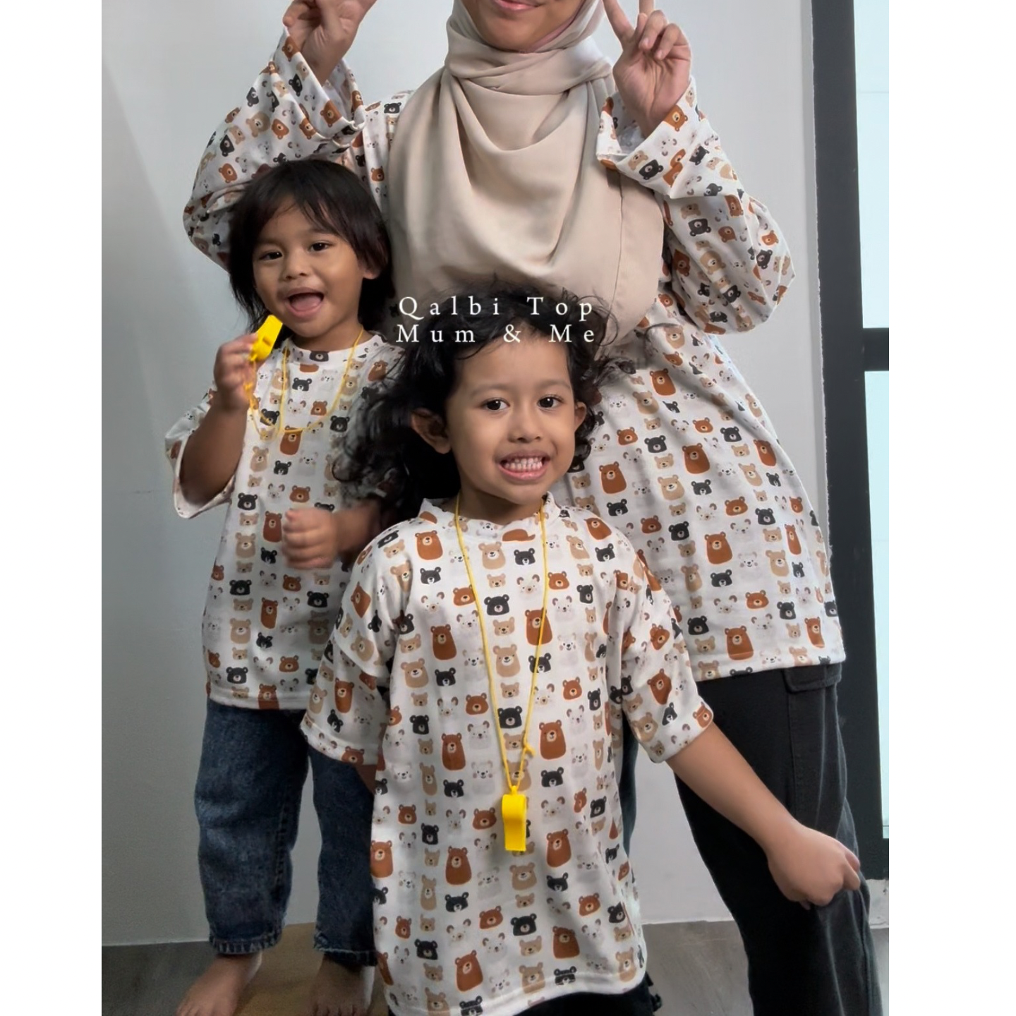 TRB Qalbi Top - Bears