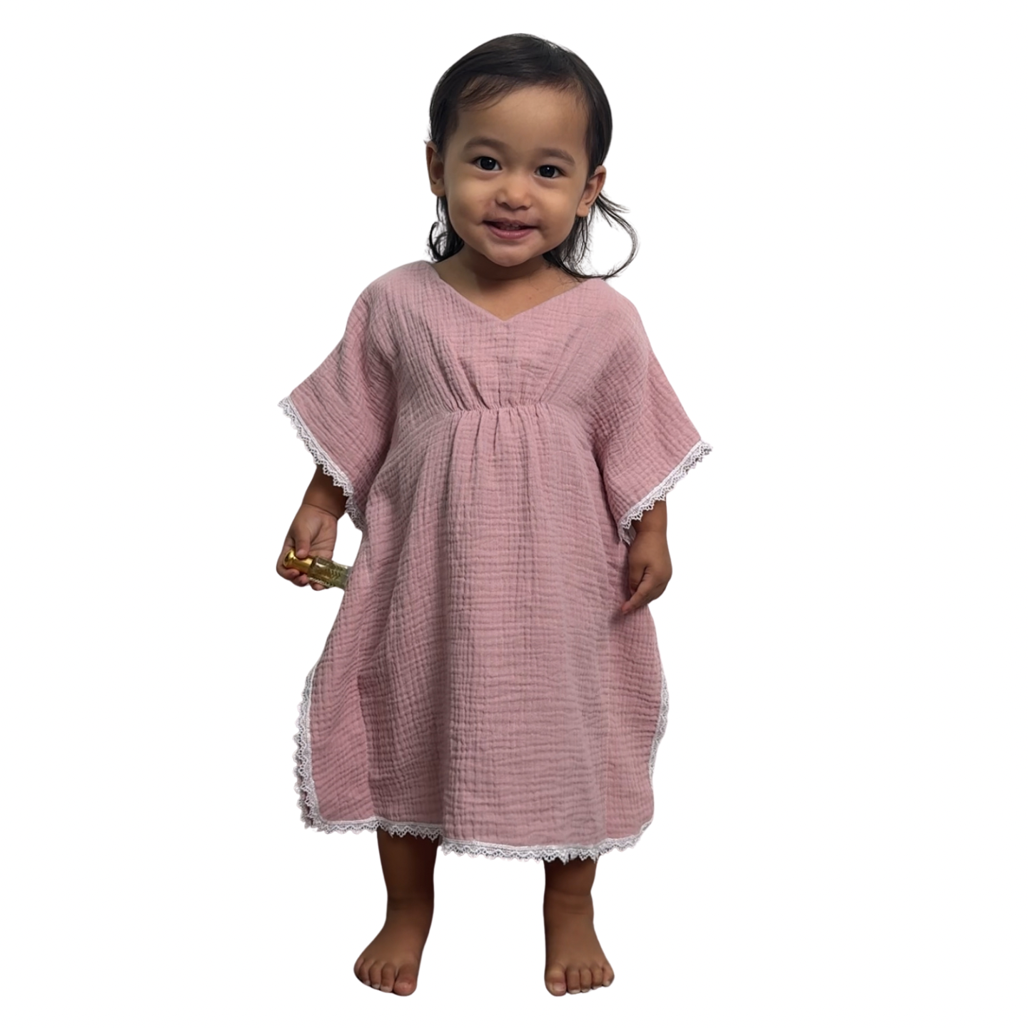 TRB Lace Kaftan Mum - Pink