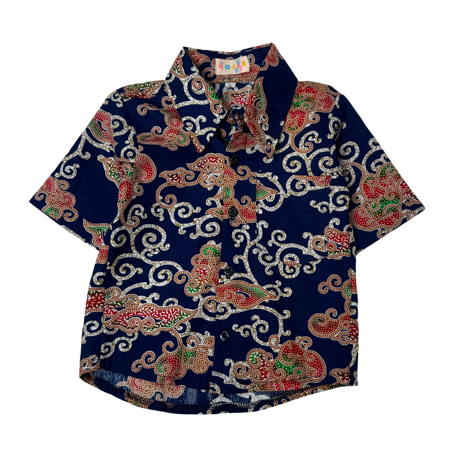 Batik Top - Dark Blue