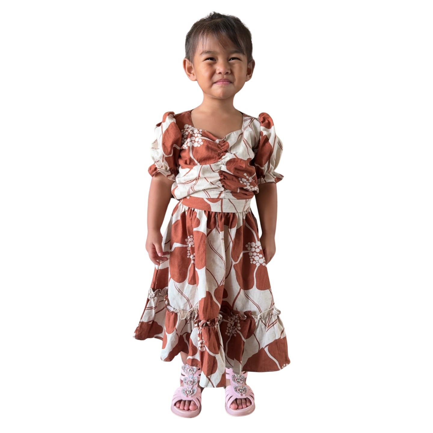 TRB Jasmine Set - Brown Floral