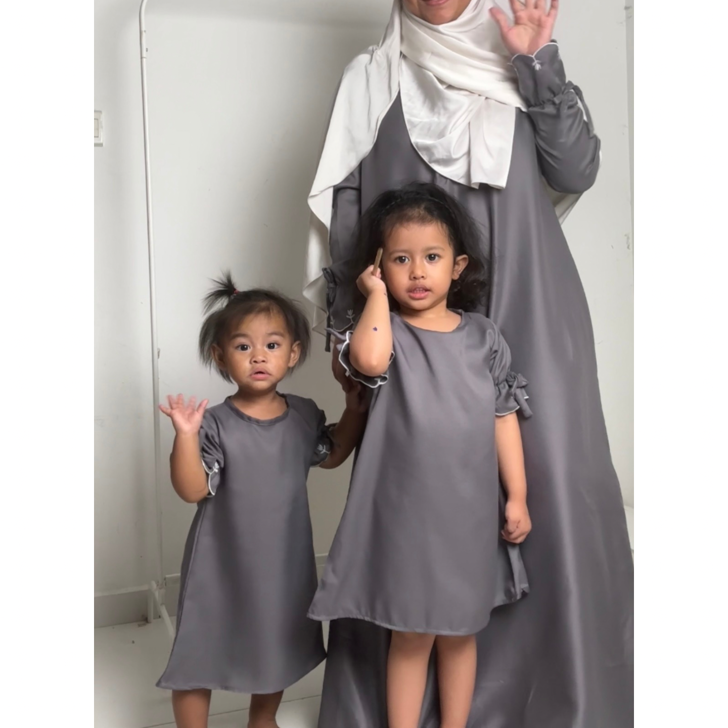 TRB Yasmin Mum Dress Grey - Main Image