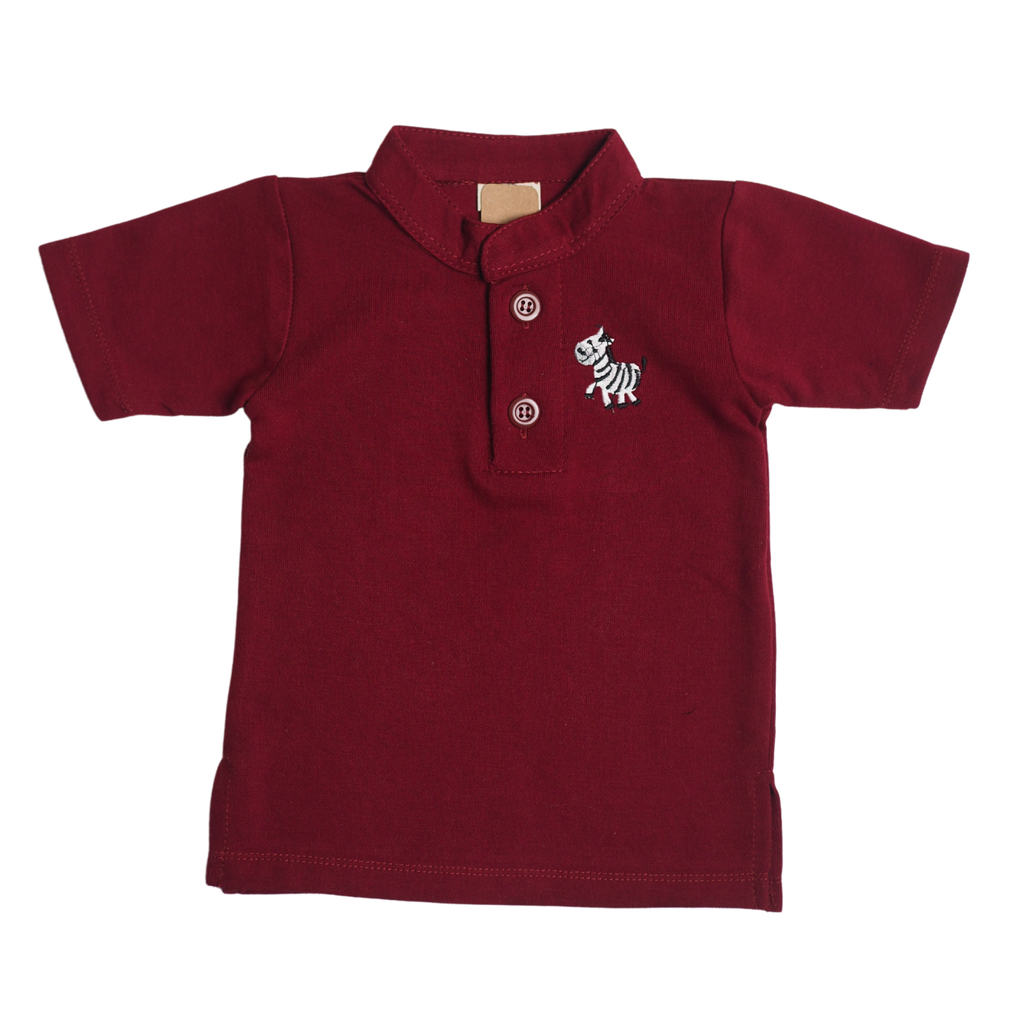 Polo Top - Red Zebra (362)