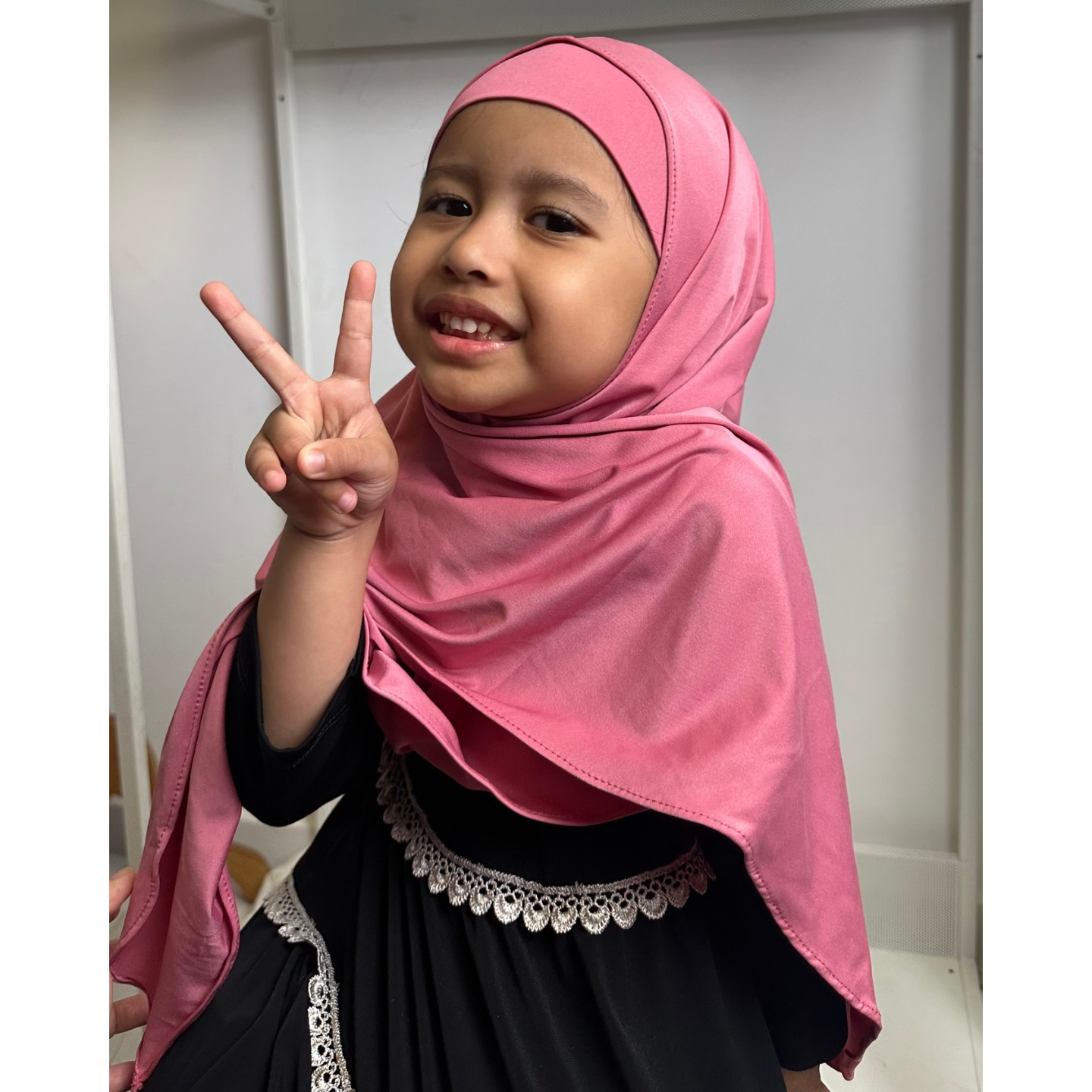 Instant Tudung + Inner - Pink