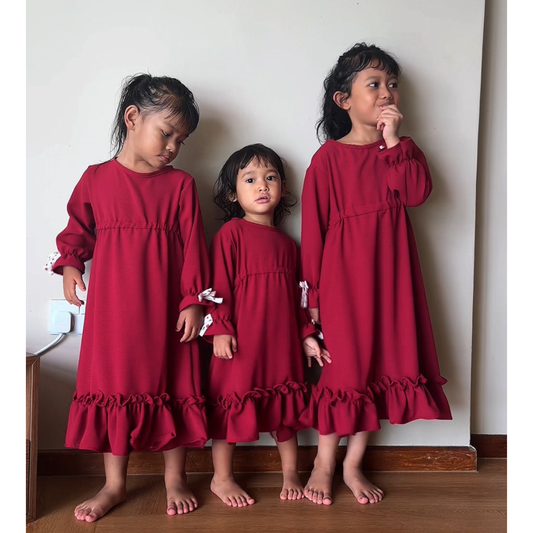 Merdeka Dress - Red