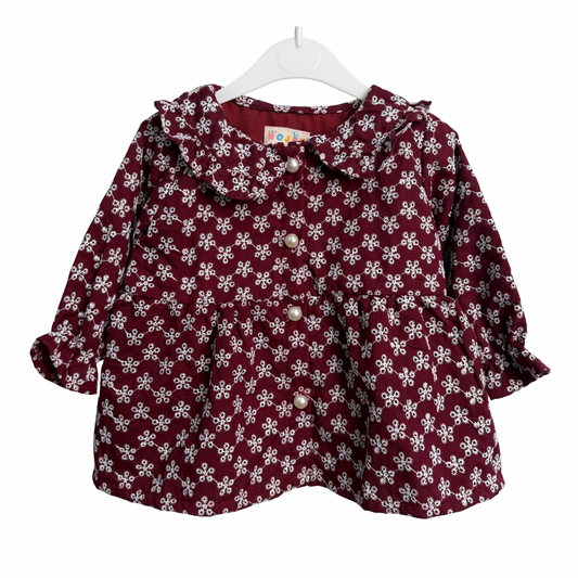 Asma Top - Maroon
