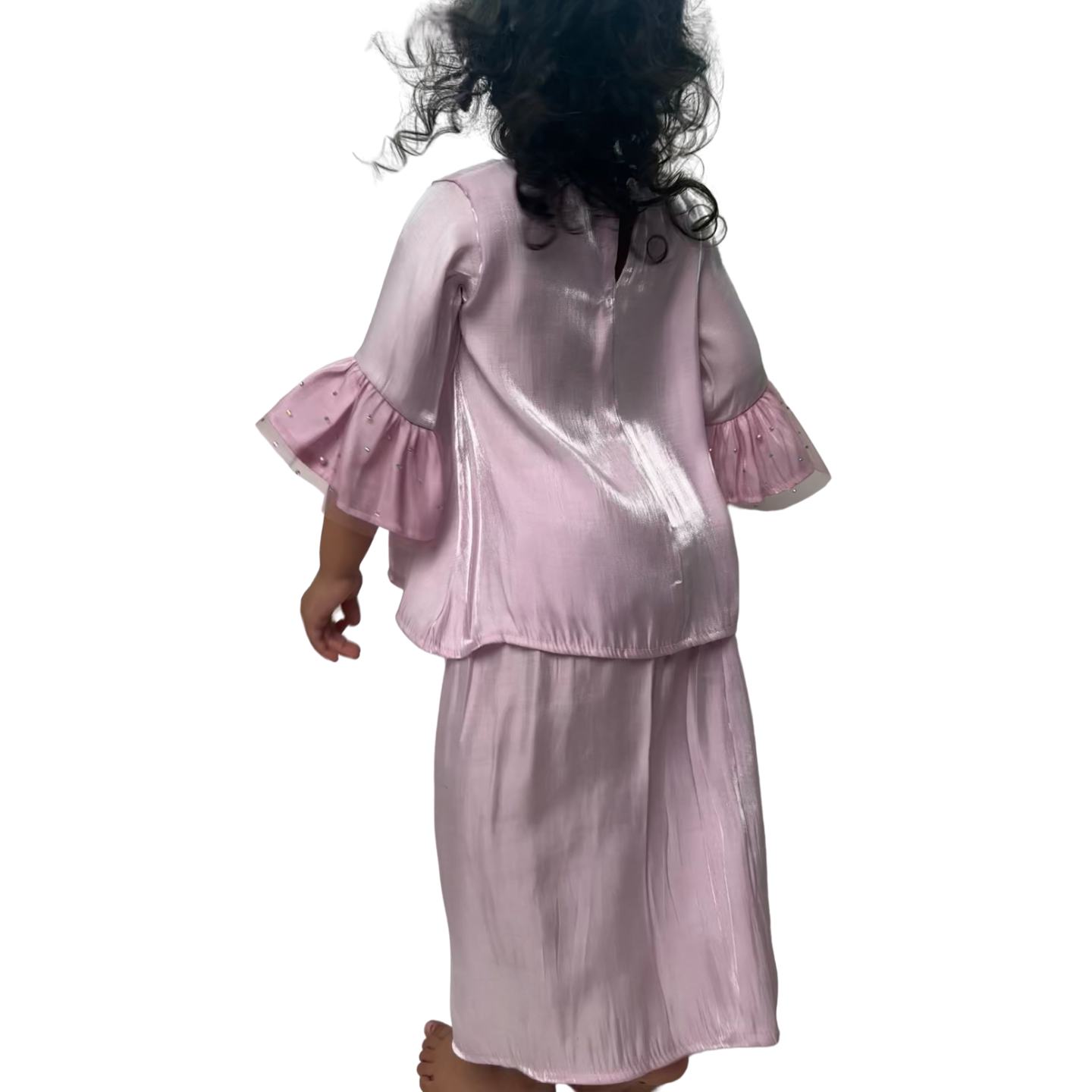 TRB Tulle Kurung - Pink Lilac
