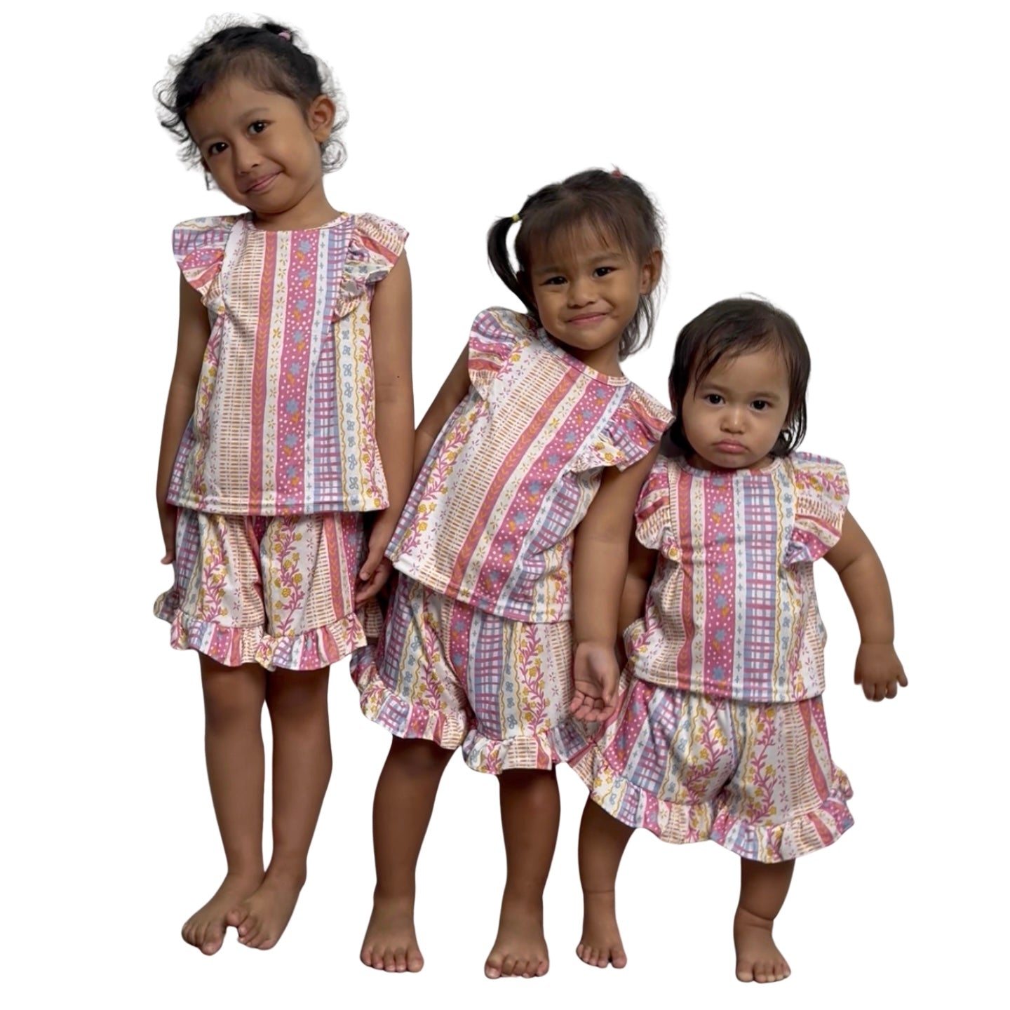 TRB Zahra Set - Stripes Floral