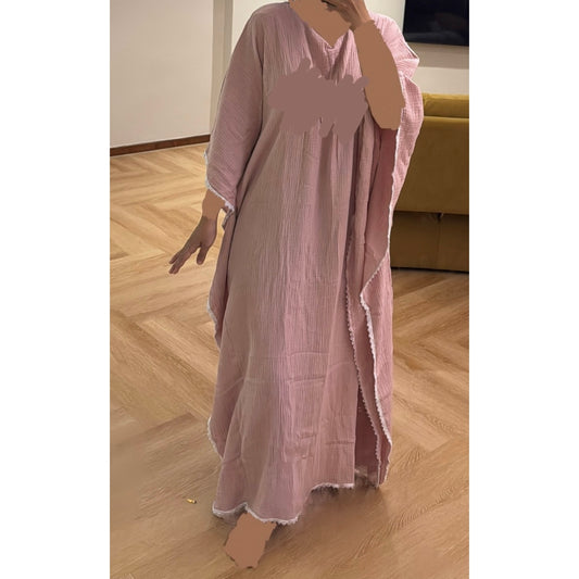 TRB Lace Kaftan Mum - Pink
