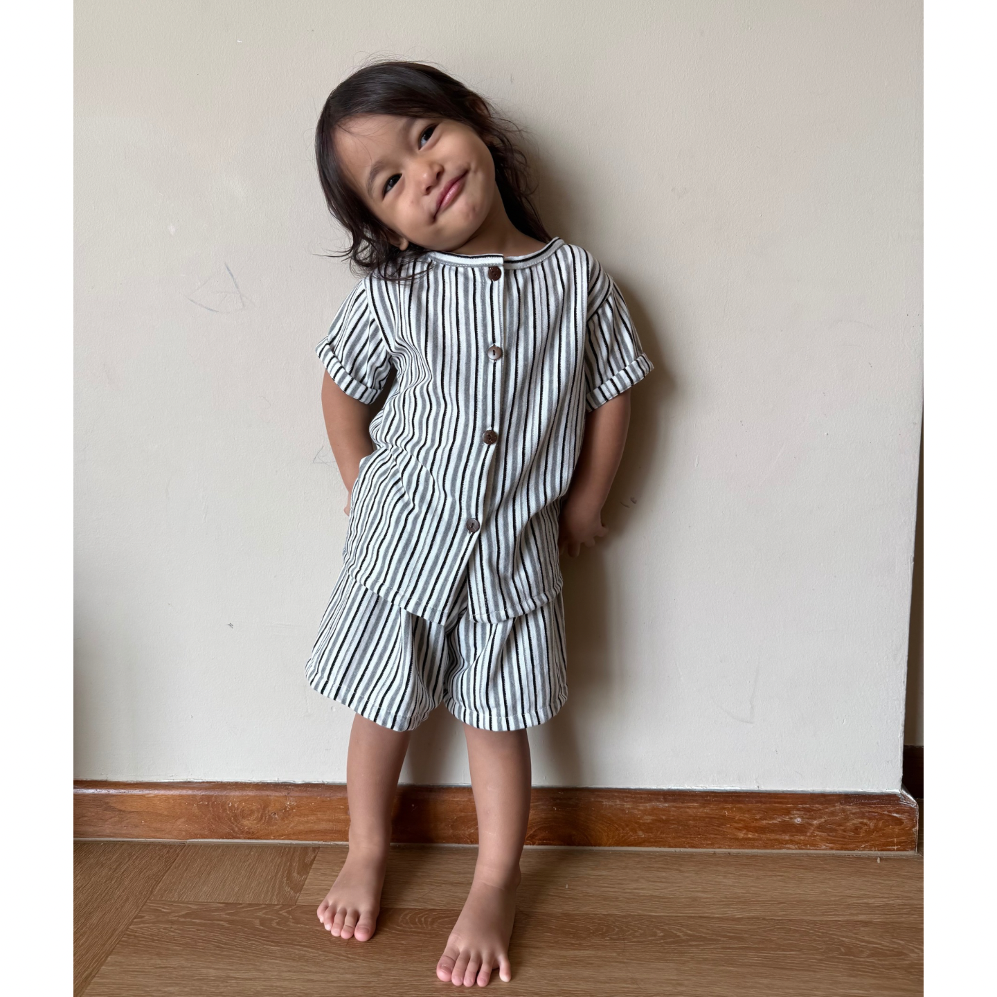 Noor Set / Dress - Stripes