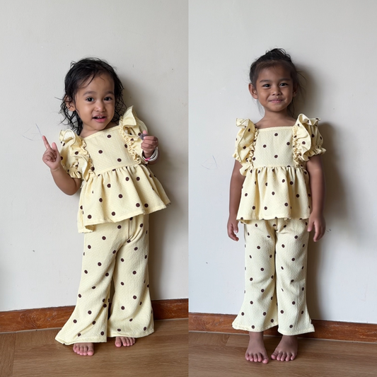 Misha Set - Yellow Polka
