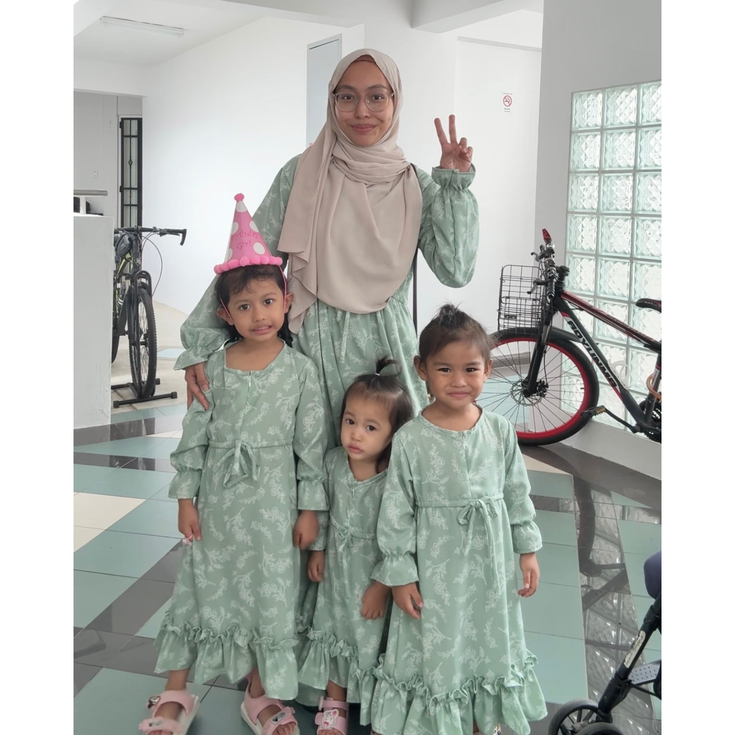 TRB Ana Dress - Sage Green