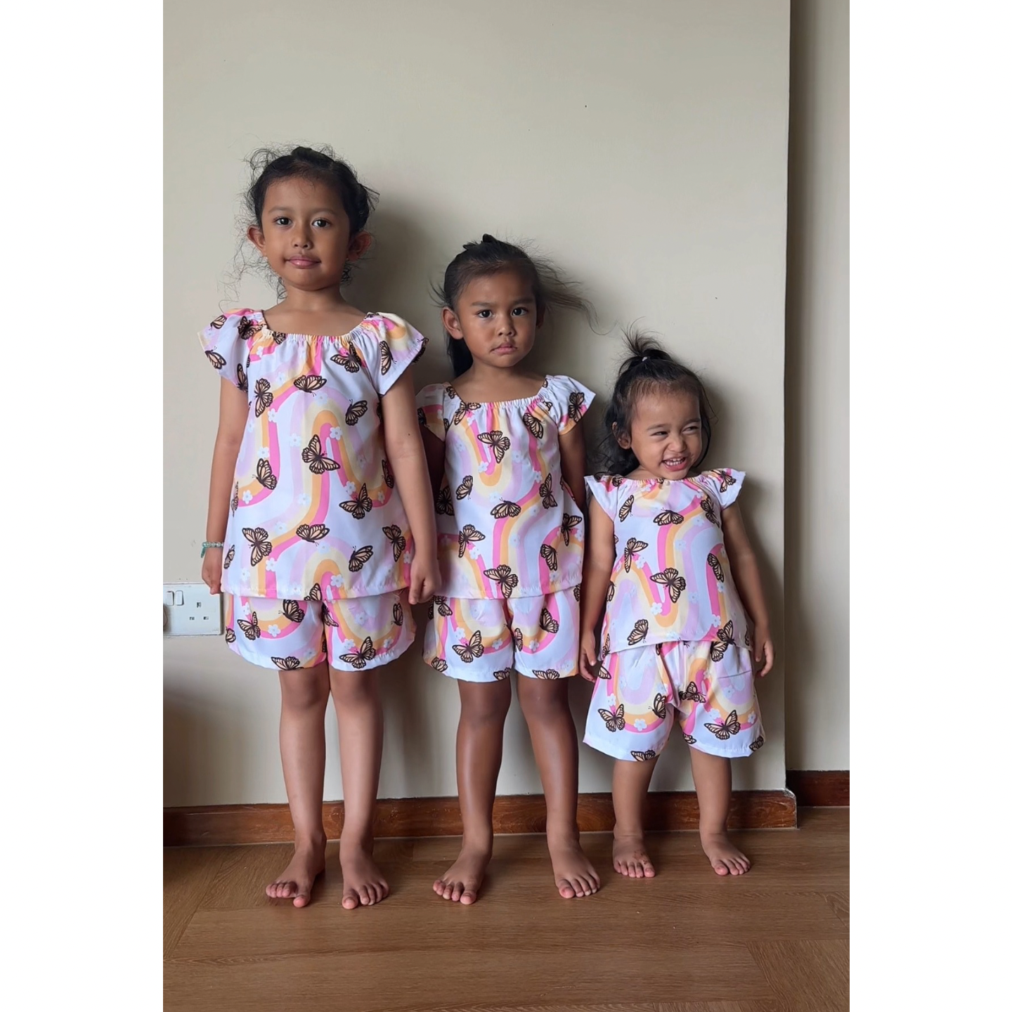 Sabrina Set - Rainbow Butterflies