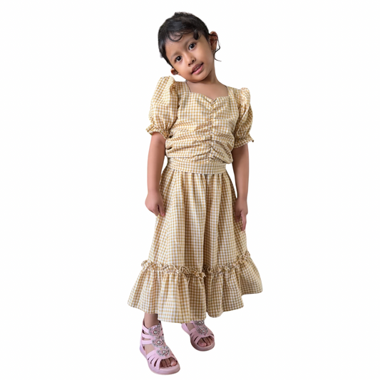 TRB Jasmine Set - Yellow Gingham