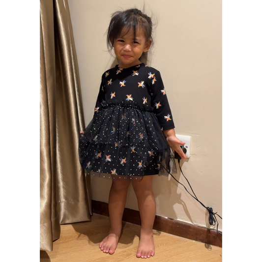 TRB Tulle Dress - Black Unicorn