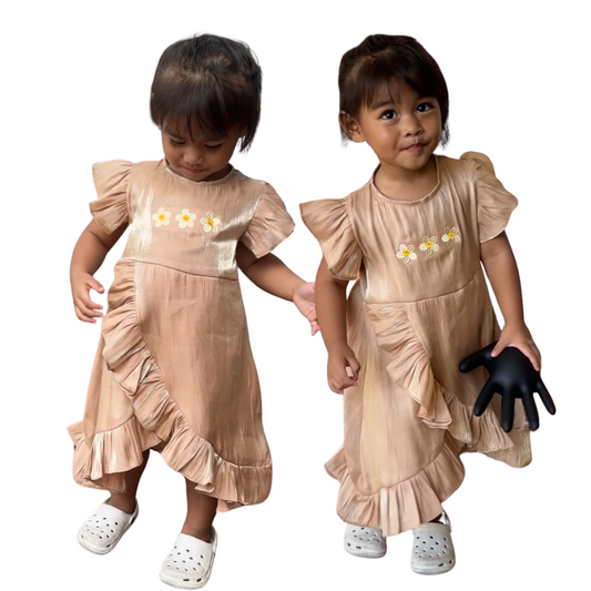 TRB Putri Dress - Gold Daisy