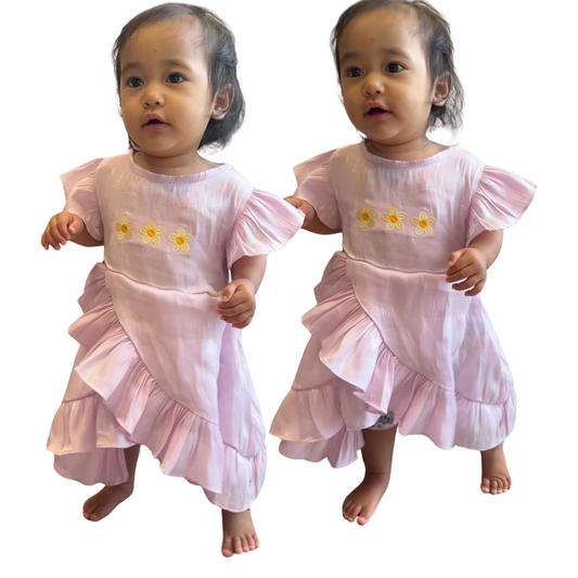 TRB Putri Dress - Pink Daisy